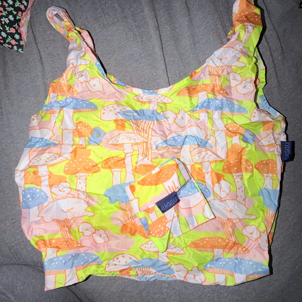 BAGGU Colorful Mushroom Tote